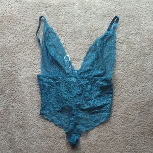 Teal Lace Chemise